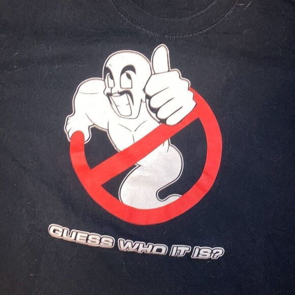 Gildan Sz Medium Ghostbusters Steve Harvey Guess Who It Is Short Sleeve T Shirt - Picture 3 of 4